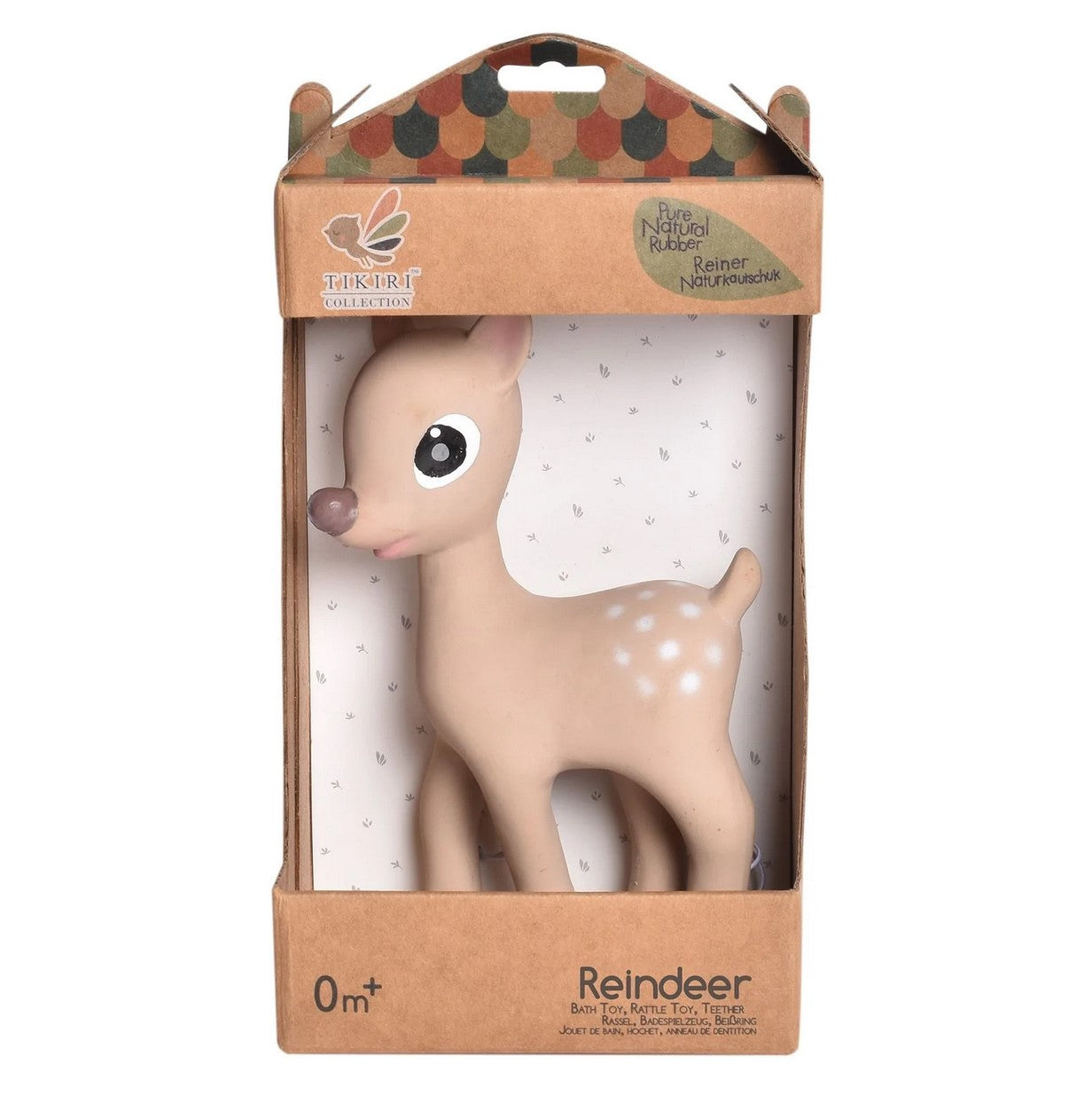 Tikiri Ralphie the Reindeer: Rattle & Teether (Gift Box) - Taylorson