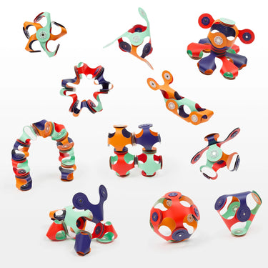 Clixo Tiny & Mighty Magnetic Toy 9pcs Pack - Space (4-99 years)