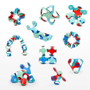 Clixo Tiny & Mighty Magnetic Toy 9pcs Pack - Marine (4-99 years)