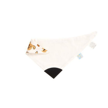 All4Ella Bandana Bib with Silicone Teether - Puppies - Taylorson