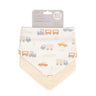 All4Ella Bandana Bibs 2pack - Trucks - Taylorson