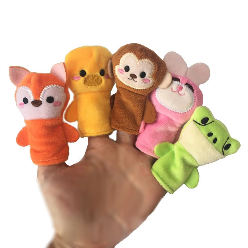 Children's Finger Puppet Set with 10 Animal Characters