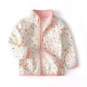 Autumn Winter Kids Fleece Jacket - Hearts Polka (2-6 years) - Taylorson