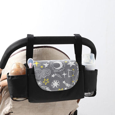 Baby Stroller Bag & Organiser with Cup Holders - Starry Night - Taylorson