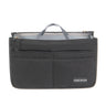 Large Capacity Bag Insert Organizer for Travel & Daily Use - Grey | Black