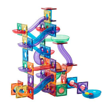 TileTek Magnetic Tiles Toy - Ball Run 95pcs (3 years+)