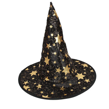 Halloween Witch Hat Costume Cosplay Party Hat - Black | Blue