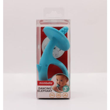 Mombella Dancing Elephant Teether - Blue (3m+)