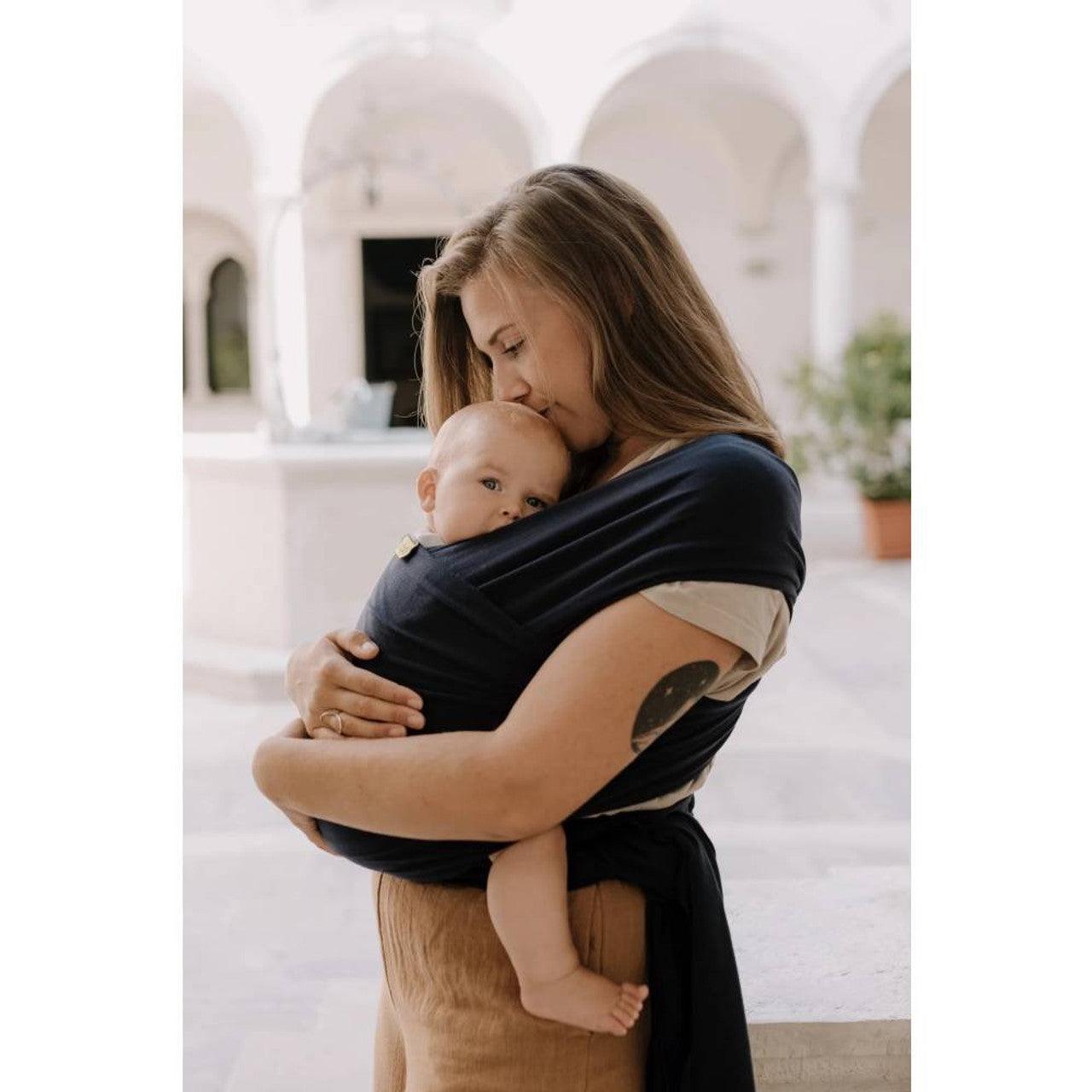 Boba Wrap Solid Navy Baby Carrier (NZ's Most Popular Stretchy