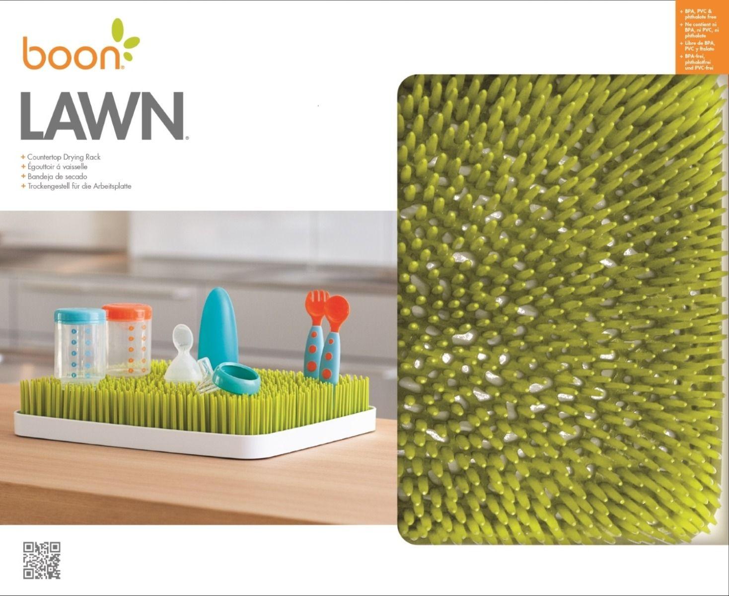 Boon Lawn Grey White Boon Lawn Countertop Drying Rack Grey Boon