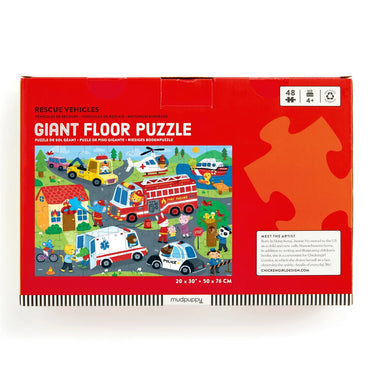 Rescue Vehicles 48pcs Giant Floor Puzzle (4 years+)