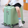 Cat Design Kids Carry On Ride-On Travel Luggage (20 inches) - Taylorson