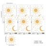 Celestial Moon/Sun/Stars Wall Decals - 30pcs - Taylorson