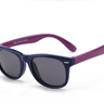 Classic Two-Tone Kids Sunglasses - Navy/Purple (3-12 years) with Hard Case - Taylorson