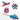 Clixo Itsy Pack Flamingo/Turquoise 18pcs - Taylorson