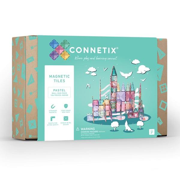 Connetix Tiles - 106pcs Pastel Ball Run Pack - Taylorson