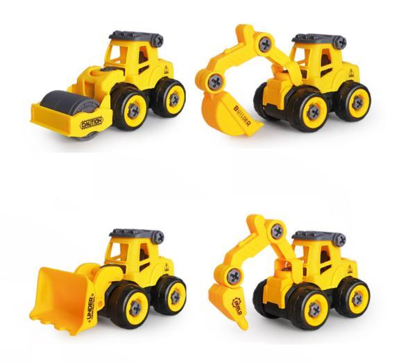 DIY Rebuildables Construction Vehicles Toy Set (4 Pack) *Pre-Order - Taylorson