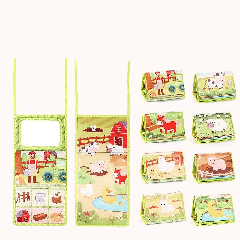 Engaging Tummy Time Toy - Baby Sensory Mirror - Farm Animals - Taylorson