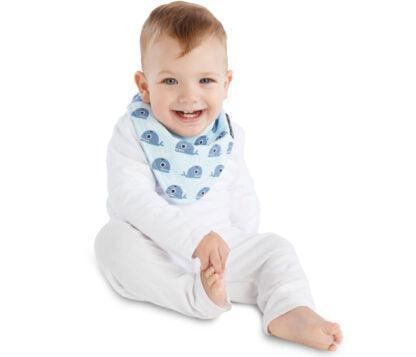 Fashion Bandana: Baby Wonder Bib (4-36 months) - Whales - Taylorson