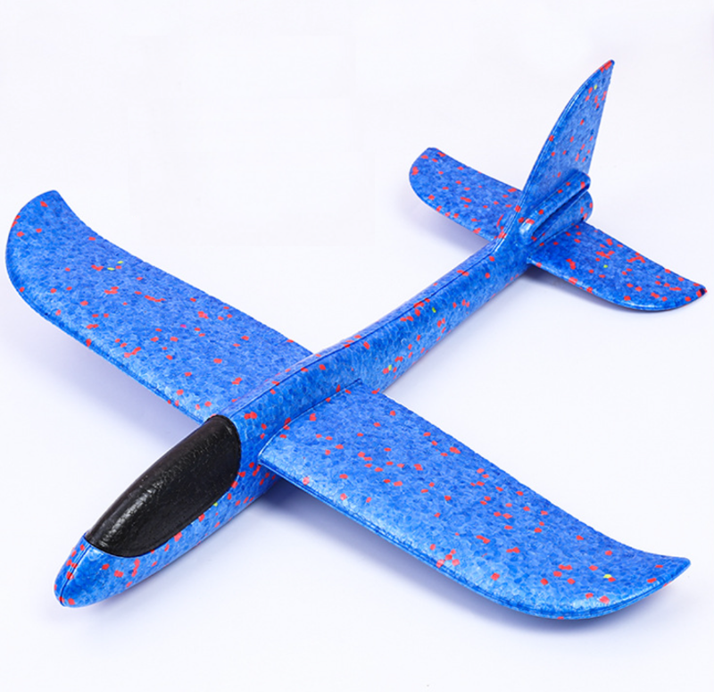 Hand Throwing Foam Glider Plane 47x49cm (Two Flying Modes)