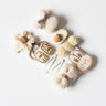 Happy Latte Bunny Hair Ties & Hair Clips Set (10pcs) - Taylorson