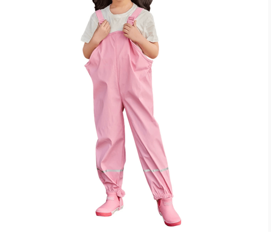 Kids Waterproof Rainwear Overalls - Happy Wander (2-8 years)