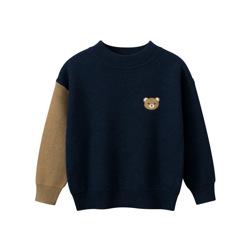 Hello Bear Kids' Knitted Jumper - Navy Blue (2-10 years) - Taylorson