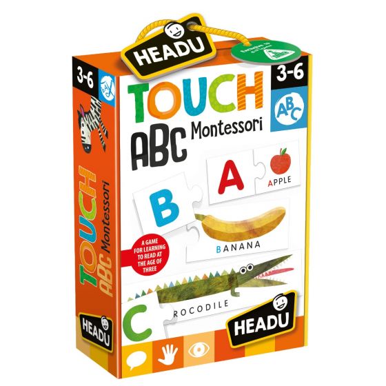 Headu Montessori Touch ABC - Tactile Alphabet Educational Activity (3-6 years)