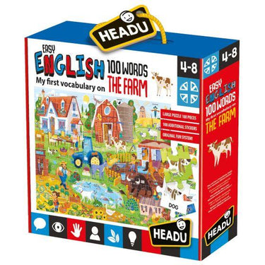 Headu Easy English 100 Words Farm (4-8 years) - Taylorson