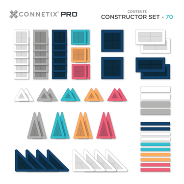 Connetix PRO Constructor Set 70pcs