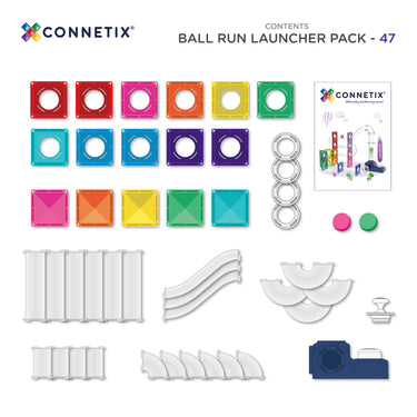 Connetix Tiles - Ball Run Launcher Pack 47pcs