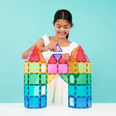Connetix Tiles - Bright Creative Pack 104pcs (Skill Building & STEAM Learning)