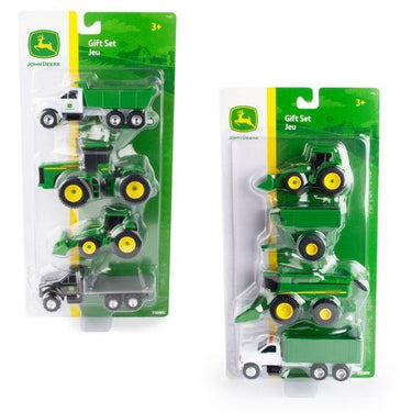 John Deere 4 Pieces, Truck & Tractor Set - Assorted - Taylorson