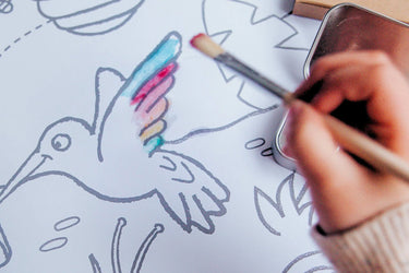 Honeysticks Jumbo Posters and Watercolour Paints Activity Set (Gift Set)