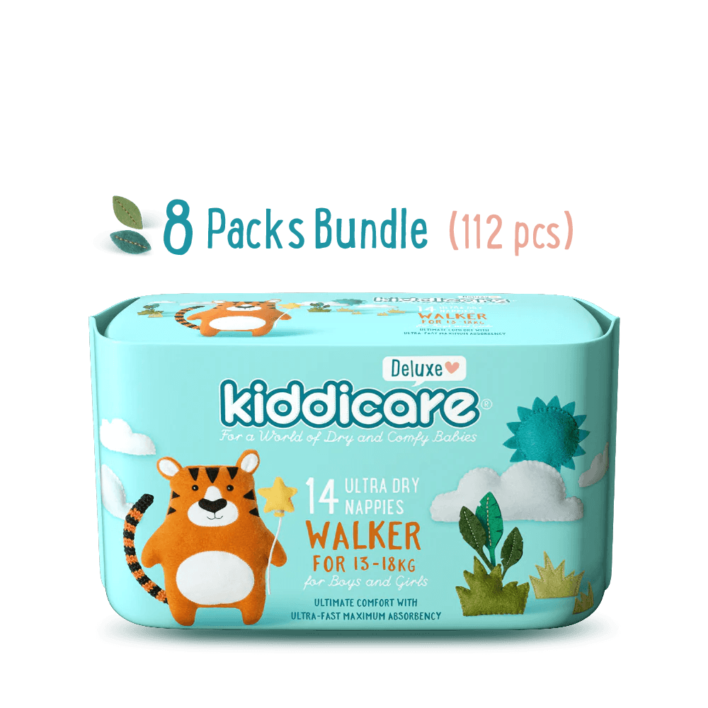 Kiddicare Deluxe Walker Unisex Nappies 56's - Taylorson