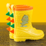 Kids Gumboots (1-6 years) - Dinosaur in Yellow - Taylorson
