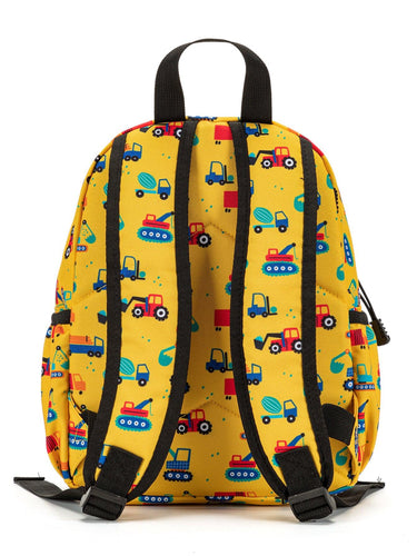 Kids Mini Backpack - Construction Vehicles (Yellow) - Taylorson