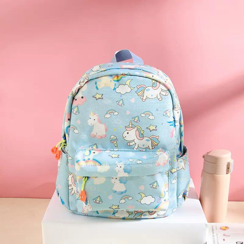 Kids Preschool | School Backpack - Unicorn in Blue (3-8 years) - Taylorson