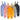 Kids Waterproof Rainwear Overalls - Pastel High Contrast (2-8 years)