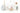 Kinderfeets Pram Walker - White | Pink - Taylorson