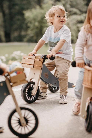 Kinderfeets Tiny Tot Plus Trike/Balance Bike - Slate Blue - Taylorson