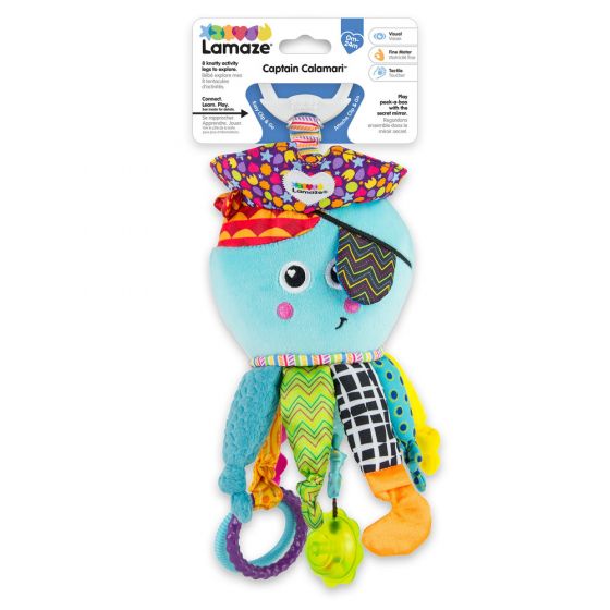 Lamaze Captain Calamari Clip & Go - Multipurpose Sensory Activity Toy