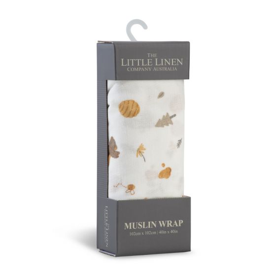 The Little Linen Co. Muslin Wrap - Nectar Bear (1pcs)