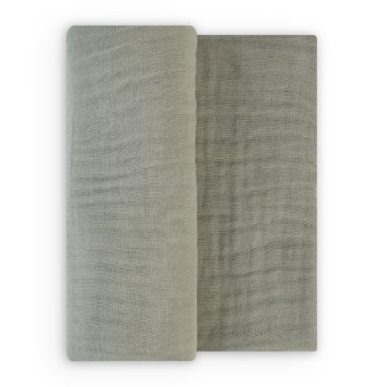 The Little Linen Co. Muslin Wrap Solids Farmyard Lamb Sage Green (1pcs)