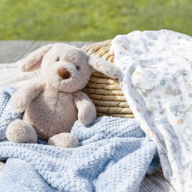 The Little Linen Co. Newborn Baby Gift Set - Barklife Dog (Boxed)