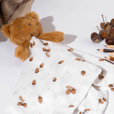The Little Linen Co. Comforter - Teddy the Bear (Iced Coffee Lovie)