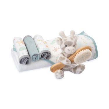 The Little Linen Co. Bath Gift Set - Savanna Giraffe