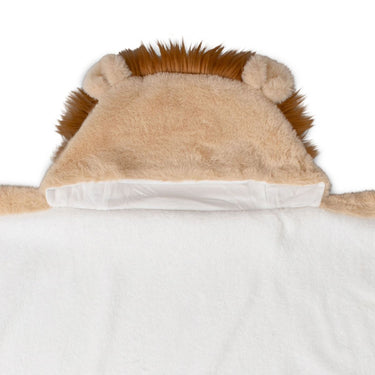 Little Linen Plush Hooded Towel - Savanna Lion