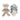 The Little Linen Co. Savanna Giraffe Plush Toy & Washers Gift Set