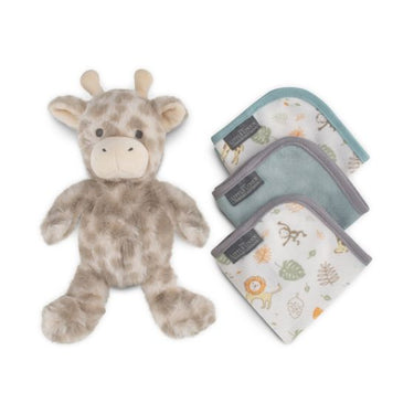 The Little Linen Co. Savanna Giraffe Plush Toy & Washers Gift Set